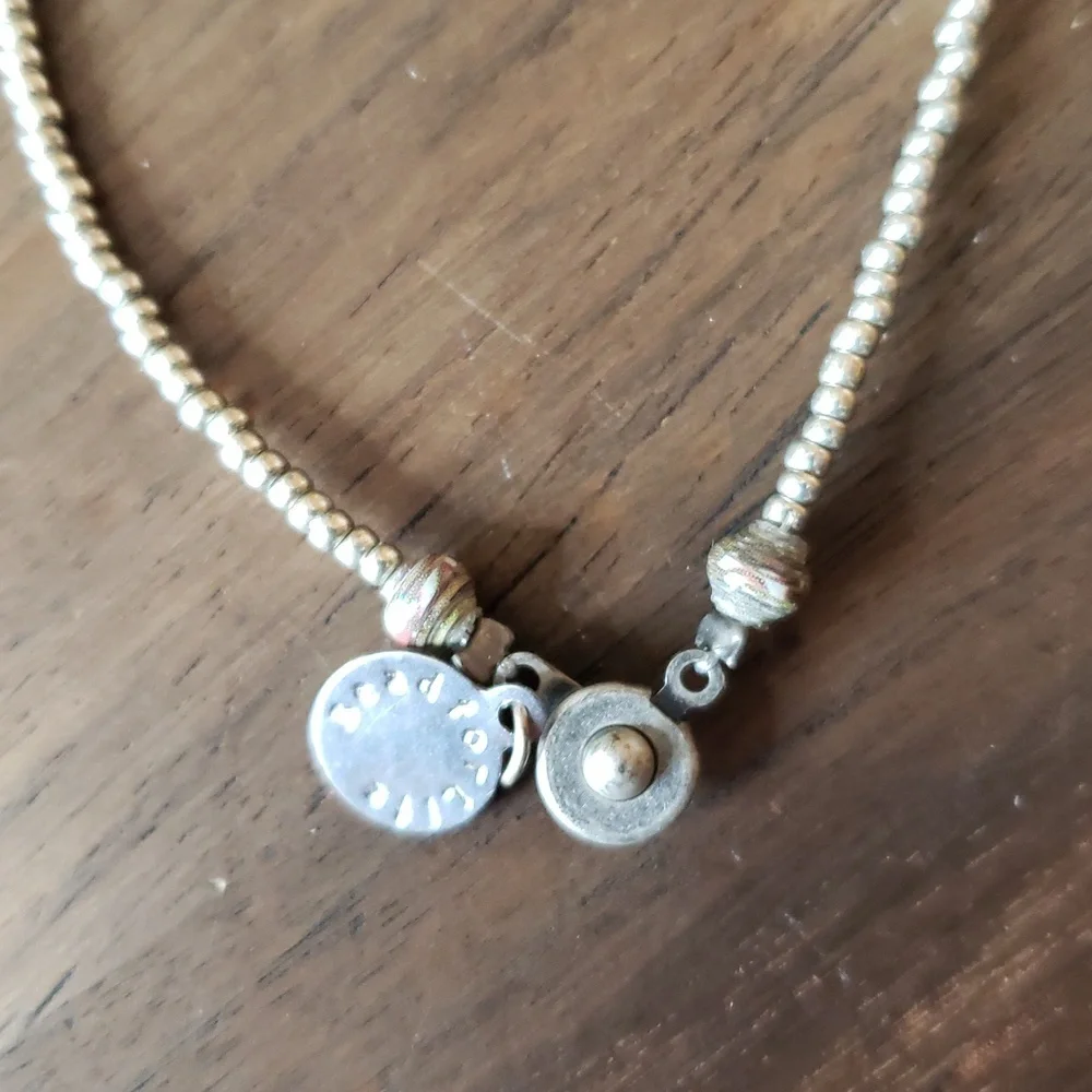 Bead For Life Uganda Silver Paper Beaded Bracelet